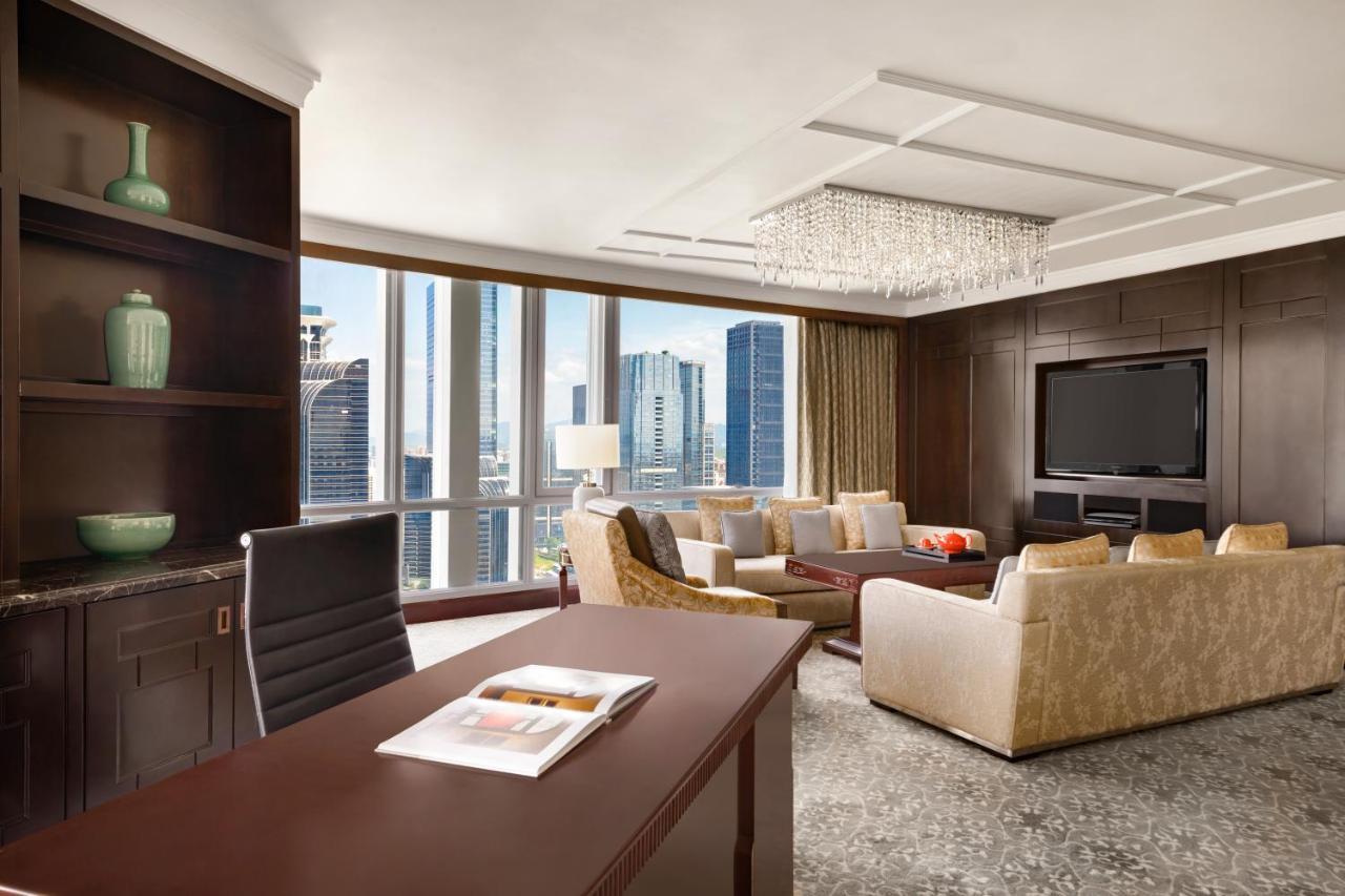 Futian Shangri-La, Shenzhen,Near To Shenzhen Convention&Exhibition Centre, Futian Railway Station מראה חיצוני תמונה