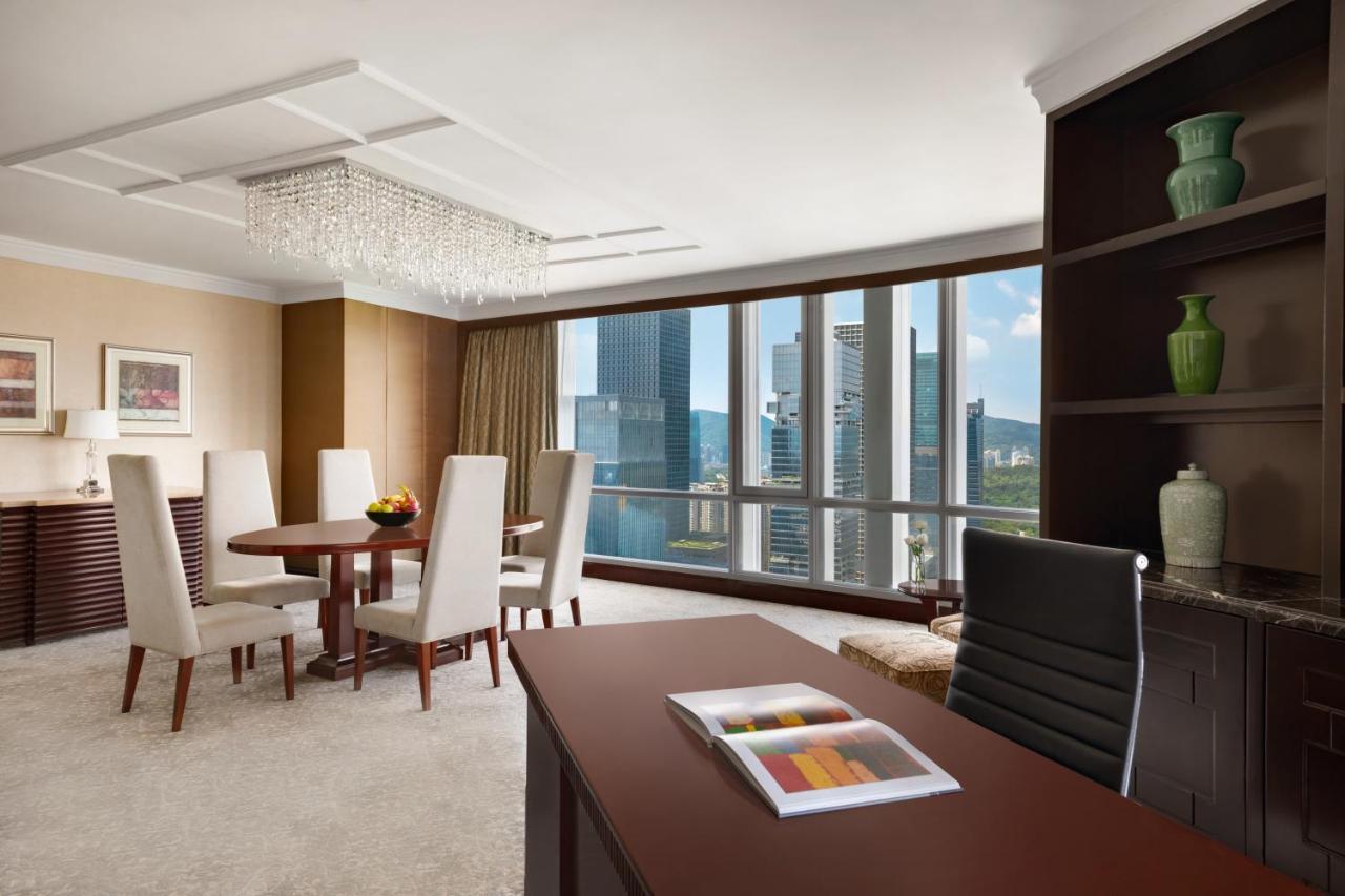 Futian Shangri-La, Shenzhen,Near To Shenzhen Convention&Exhibition Centre, Futian Railway Station מראה חיצוני תמונה