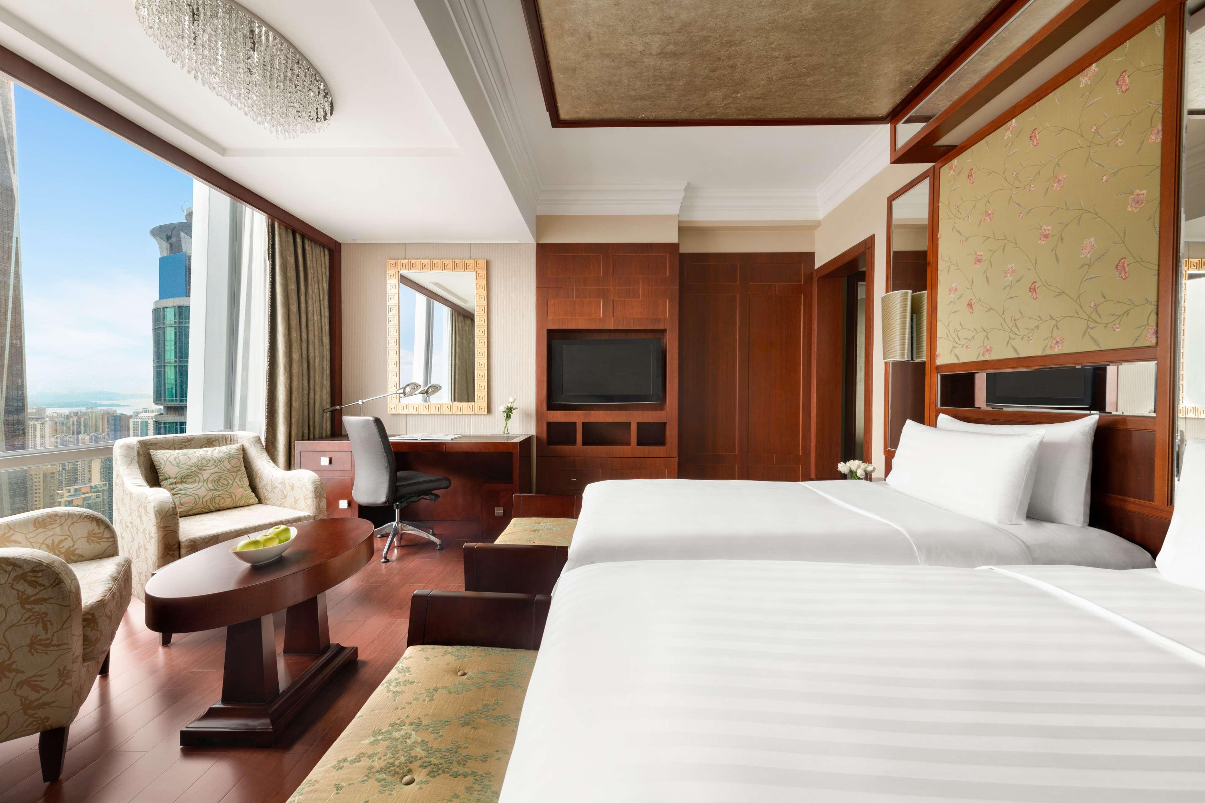 Futian Shangri-La, Shenzhen,Near To Shenzhen Convention&Exhibition Centre, Futian Railway Station מראה חיצוני תמונה