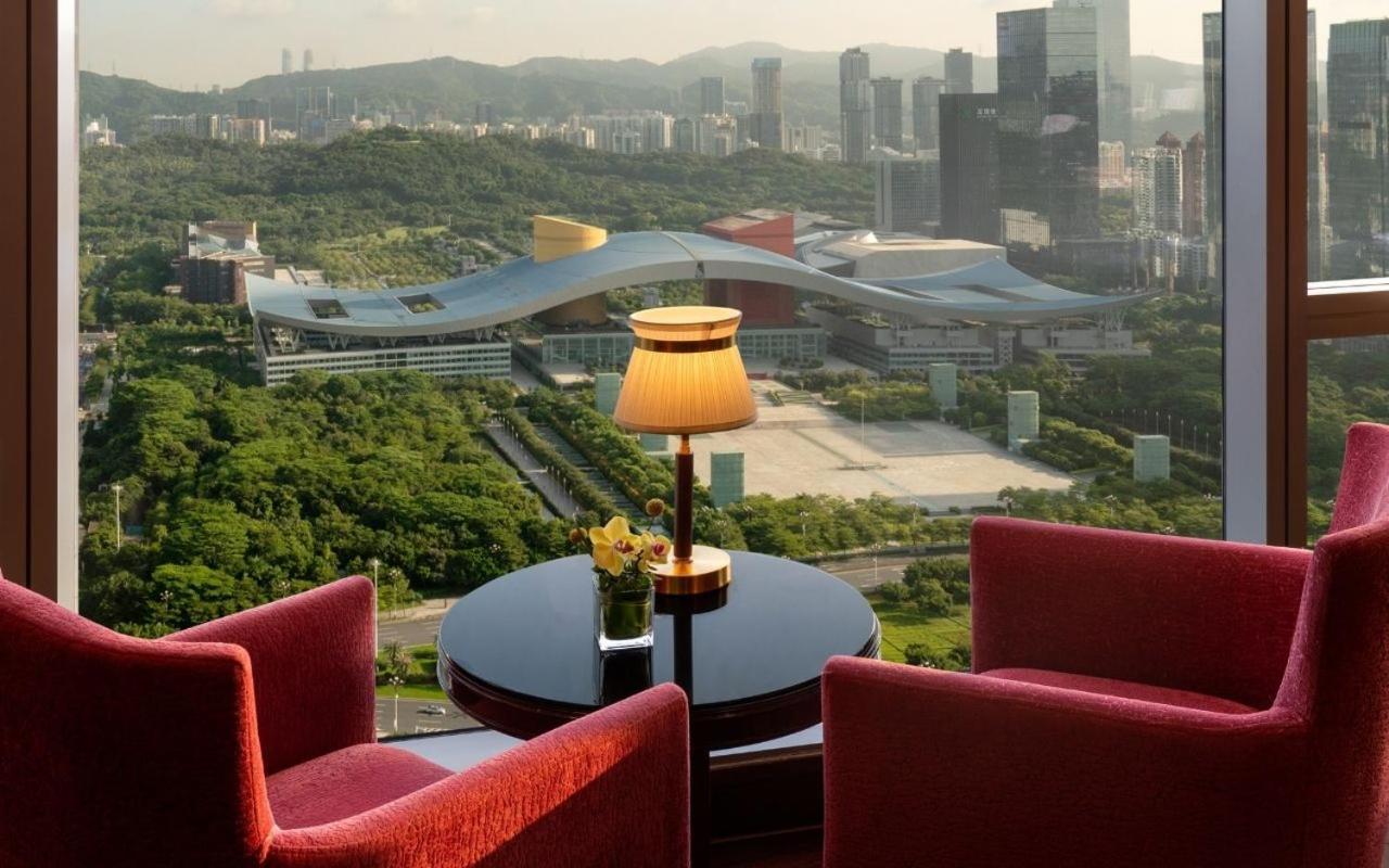 Futian Shangri-La, Shenzhen,Near To Shenzhen Convention&Exhibition Centre, Futian Railway Station מראה חיצוני תמונה