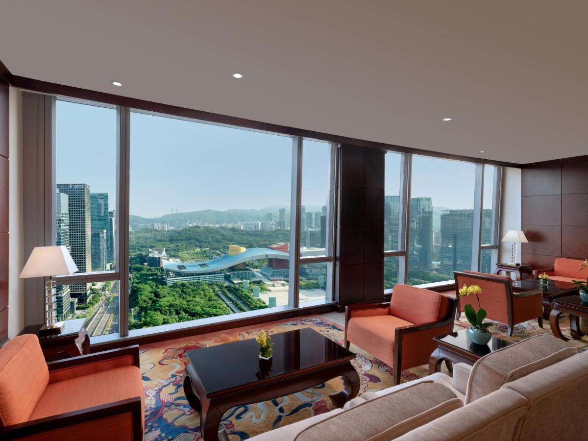 Futian Shangri-La, Shenzhen,Near To Shenzhen Convention&Exhibition Centre, Futian Railway Station מראה חיצוני תמונה