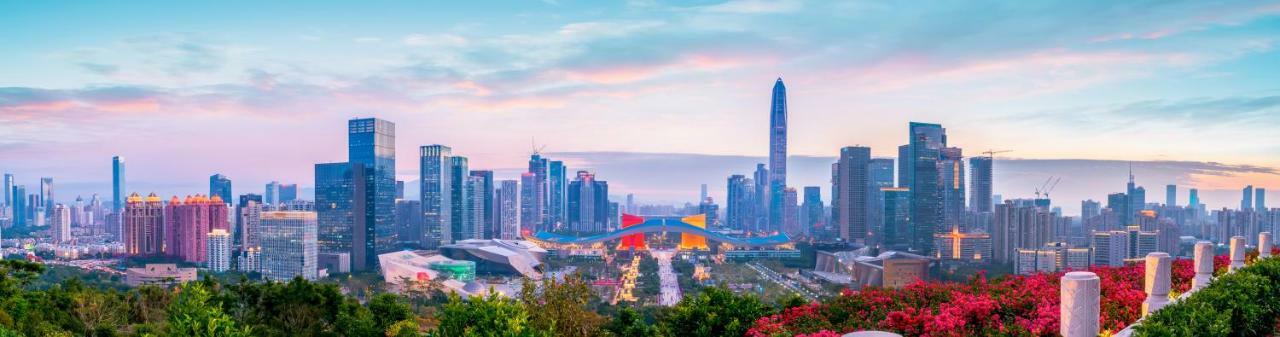 Futian Shangri-La, Shenzhen,Near To Shenzhen Convention&Exhibition Centre, Futian Railway Station מראה חיצוני תמונה