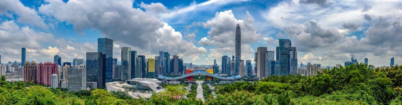 Futian Shangri-La, Shenzhen,Near To Shenzhen Convention&Exhibition Centre, Futian Railway Station מראה חיצוני תמונה